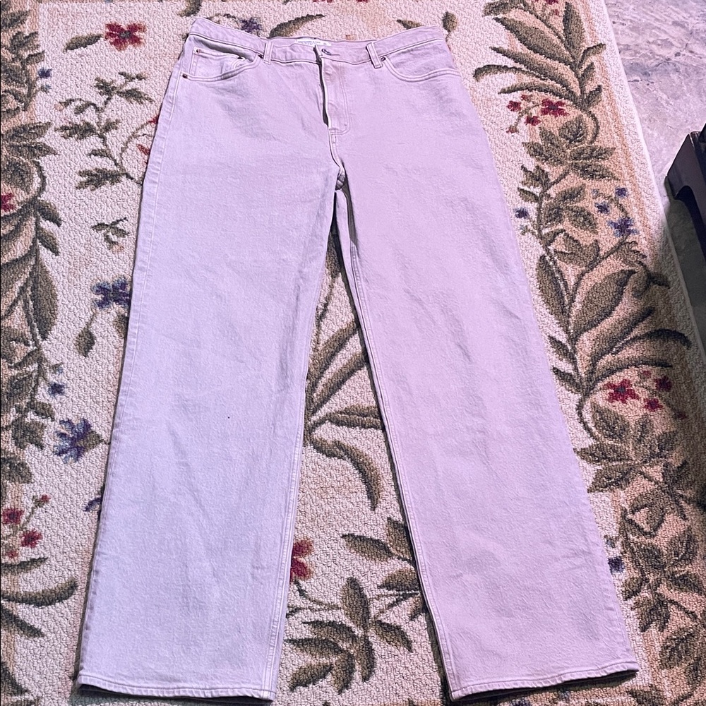 Abercrombie & Fitch tan-kaki color Flare Jeans